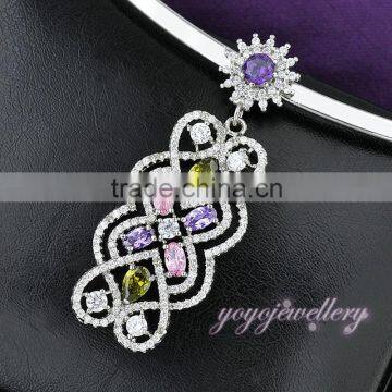 Micro Pave Setting Gold Design Metal Choker Necklace for Girls photo-2