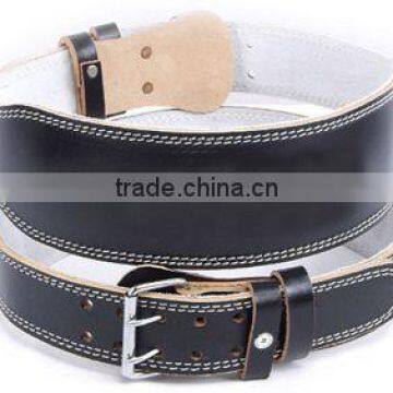 Cowhide real leather weight lifting belt custom weight lifting belts