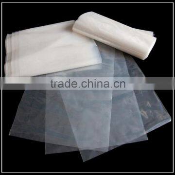 White Ldpe flat packing poly bag with custom printing