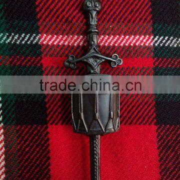 Scottish Drummer Design kilt Pin In Black Finished Made Of Brass Material