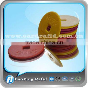 ABS material circular washable laundry tag