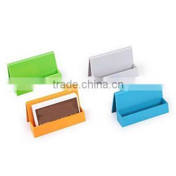 Wholesale PS plastic Name Card Holder / promotional stationery card case / cheap business card holder