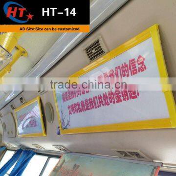 Plastic bus advertising billboard accessories