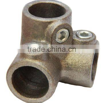 TSE tee MI malleable iron cast iron pipe fitings tee,clamp