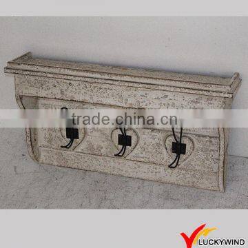 Farm Shabby Chic Hanging Wood Shelf Hook photo-2