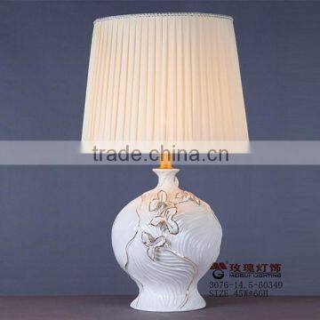 modern porcelain pure white table lamps