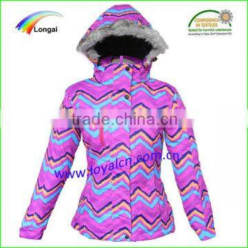 new design europe style fashionable ski jacket