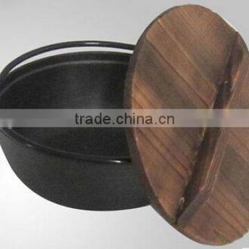 Customized Healthy Cooking Pan Cover, Solid Wood Pot Lid Quality Choice photo-3