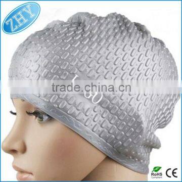 Hot Sales Silicone Long Hair Swim Caps