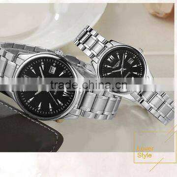 Analog Couple Watches Full Stainless Steel Case and Band Couple Watches photo-2