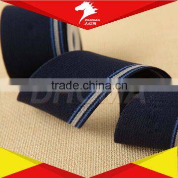 plain jacquard elastic band with strip