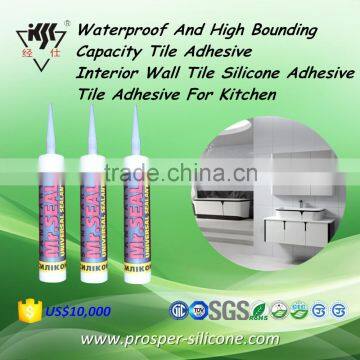 Waterproof And High Bounding Capacity Tile Adhesive Interior Wall Tile Silicone Adhesive For Kitchen