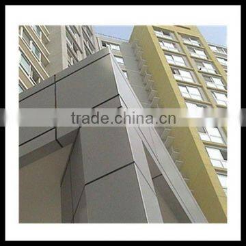 Aluminum composite panel exterior wall