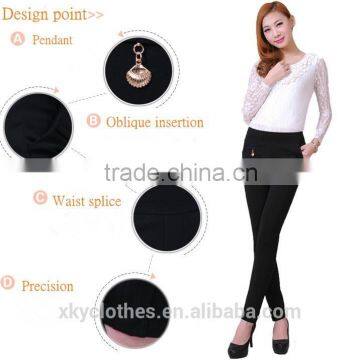 OEM service Wholesale high quality skinny pants/new fashion ladies tight trousers for office ladies