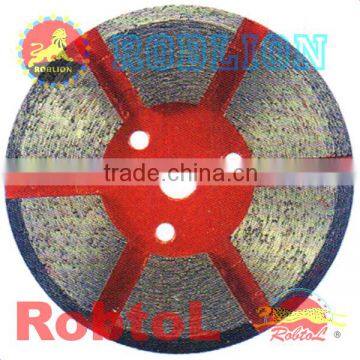 Metal-Bond 6-Teeth Disk Diamond Grinding Wheel(itemID:LJBO)-MARY