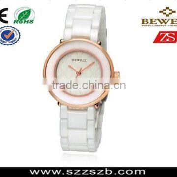 2015 new high quality BEWELL women watch ceramic watch