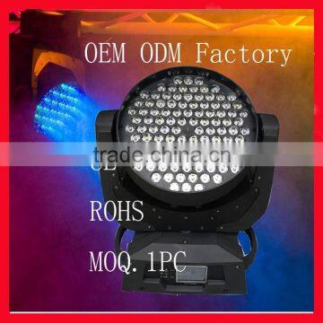 13CH 324W RGBW DMX 512 Moving head China Led Wash Light factory sale