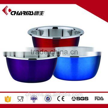 Low price and mirror polishing stainless steel mixing bowl set                        
                                                Quality Choice