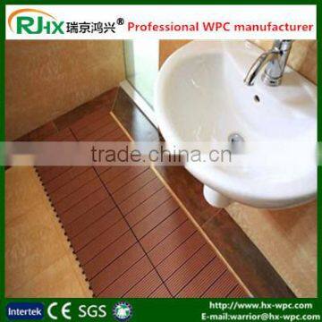 wood plastic composite in swimming pool deck DIY style/good price wood plastic composite decks