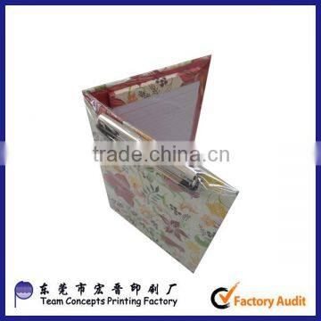 wholesale conference stationery a3 folding clipboard with file pocket