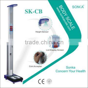 Electronic Mini Body Weight Scale SK-CB With Coin Acceptor