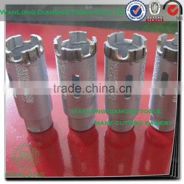 china 2" diamond core drill bits for stone drilling,stone drilling tools for marble&granite slab processing