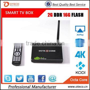 Octa Core CSA90 Android 5.1 TV BOX Android 5.1 RK3368 4K HD H.265 Bluetooth 4.0 2GB 16GB KODI Media Player