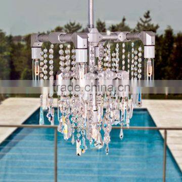 Newest 8*E14 Contemporary Crystal & Metal Chandelier From China photo-2