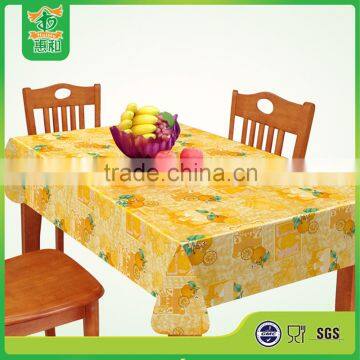 Latest Design Flannel Plastic Tablecloth with Printed Pattern