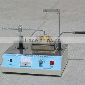 Cleveland flash-point and burning-point apparatus for asphalt testing machine