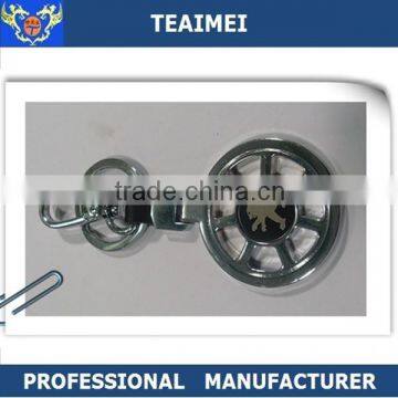 Customized Car Metal Key Ring Zinc Alloy Laser Logo Keychains photo-3