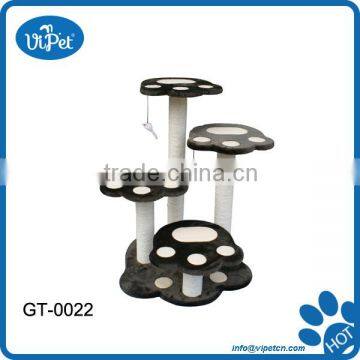 Modern cat furniture cat tree with hanging toy