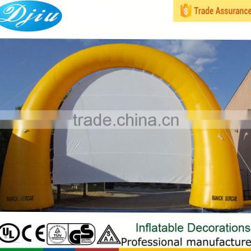 DJ-GM-47 outdoor pvc inflatable entrance arch inflatable advertising arch factory outlet