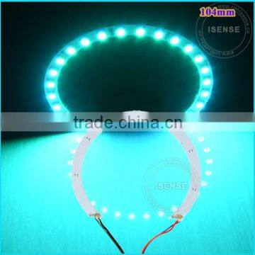 104mm Multi Color Halo Ring/circle cut circle guangzhou isense angle eyes hot selling in japan