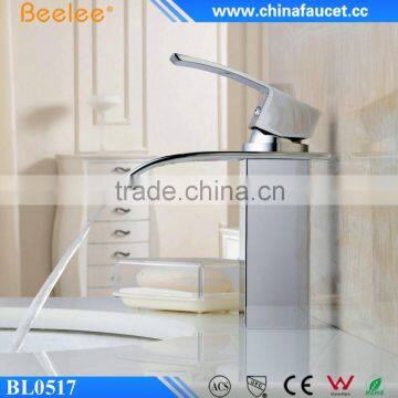 Beelee Waterfall Mixer Bathroom Basin Faucet With Single Hole Single Handle photo-3