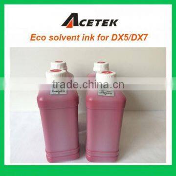 Brilliant color! Environment friendly eco solvent ink for dx5