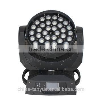 Zoom touch display 36*10w rgbw led moving head stage light