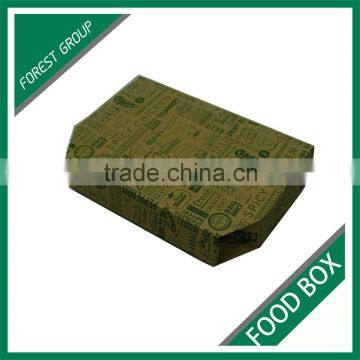 FOOD GRADE DISPOSABLE CORRUGATED FOOD TAKE AWAY BOX FOR PIZZA WITH PRINT photo-5