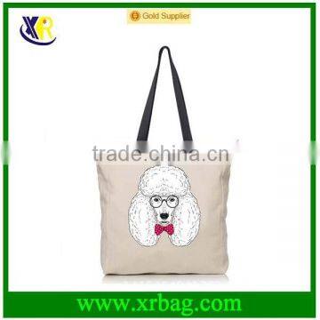 Cotton Tote Bag With Heat Transfer Printing Shopping Bag photo-3