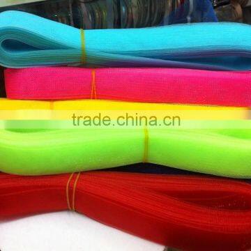 Wholesale Wedding Decoration Polyester Net/Mesh Ribbon