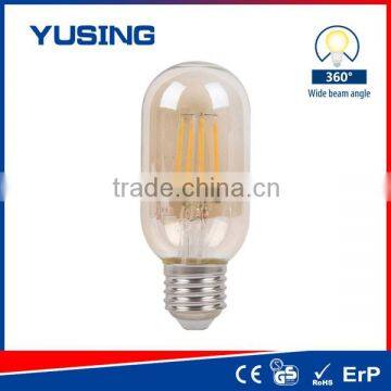 General Lighting Service Amber LED Edison Bulb 2W T45 LED Bulb