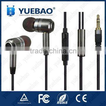 new design metal separate in-ear earphone with mic