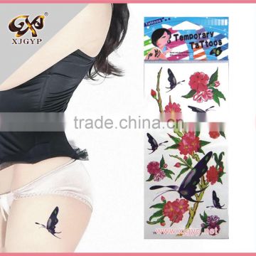 eco-friendly tattoo sticker/kids body tattoo sticker/navel sticker tattoos