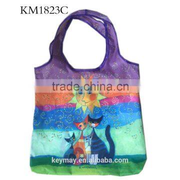 Hot sale wholesale Yiwu factory 190T foldable manufacture shopping bag