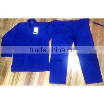 judo gi uniform blank blue jodu uniform single weave judo suits