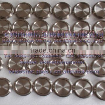 ASTM B348 GR1 GR2 GR3 GR5 circle Titanium target