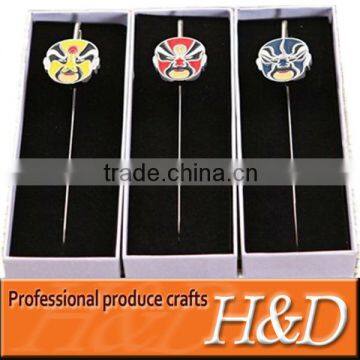 Peking opera masks series metal bookmarker wholesales