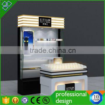 Customized Store Furniture Design For Cosmetics Cabinets Store Displays Showcase