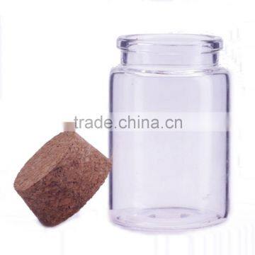 Small Glass Jars With Decorative Cork Lids 80ml photo-3