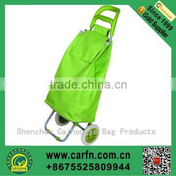Hot sale foldable shopping cart with drawstring,plain foldable shopping cart